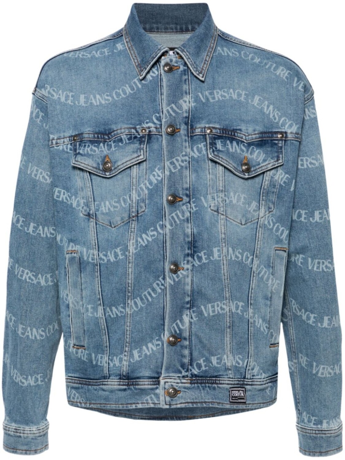 

Джинсовая куртка Logowave Versace Jeans Couture, синий