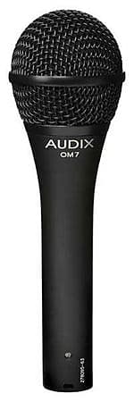 Динамический вокальный микрофон Audix OM7 Handheld Hypercardioid Dynamic Vocal Microphone вокальный динамический микрофон audix om7
