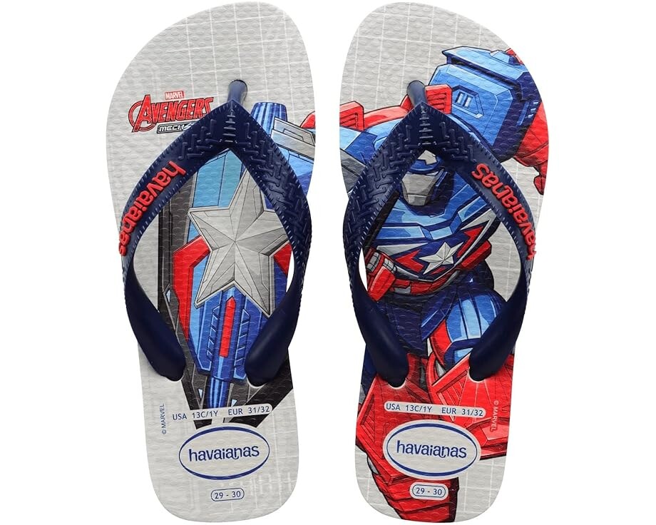 

Сандалии Havaianas Top Marvel Flip Flop Sandal, белый