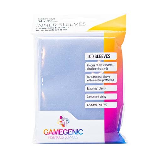 Чехол для карточек Gamegenic: Inner Sleeves Gamegenic