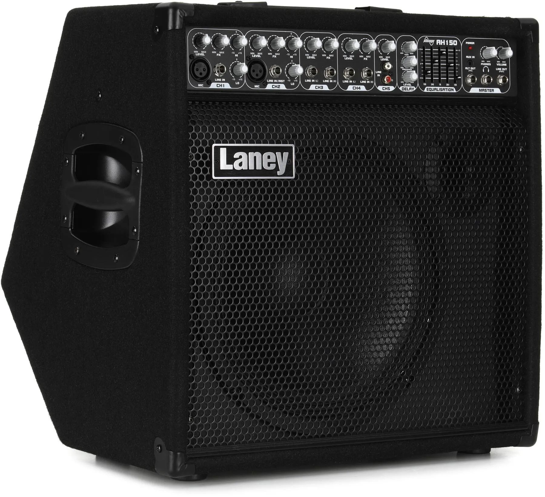 

Новый 12-дюймовый комбинированный усилитель Laney AH150 мощностью 150 Вт с несколькими входами