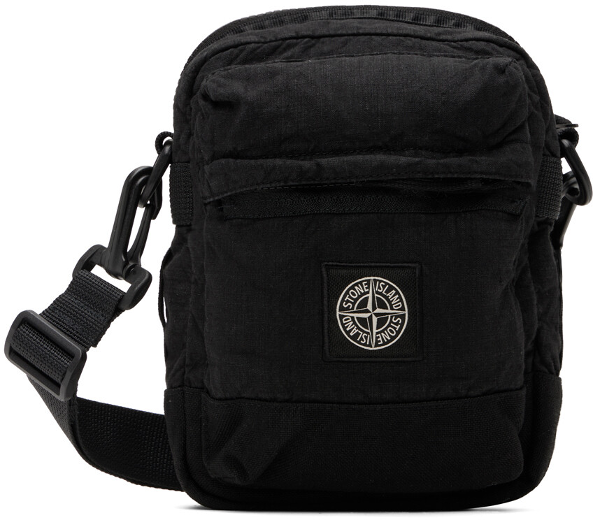 

Черный нейлоновый клатч Tela-TC Lino Stone Island