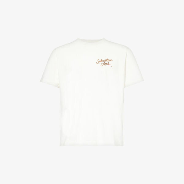 

Футболка из хлопкового джерси с фирменным принтом true religion x sebastien ami True Religion, белый