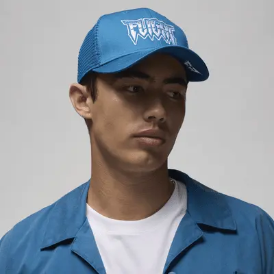 

Бейсболка Jordan Rise Structured Trucker Cap, цвет Industrial Blue/White