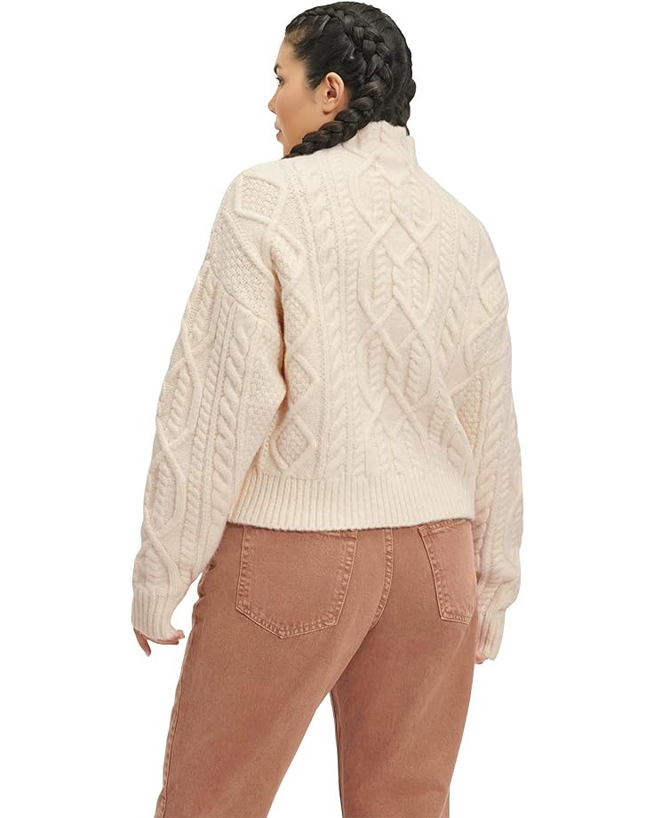 Свитер UGG Janae Cable Knit Sweater, кремовый