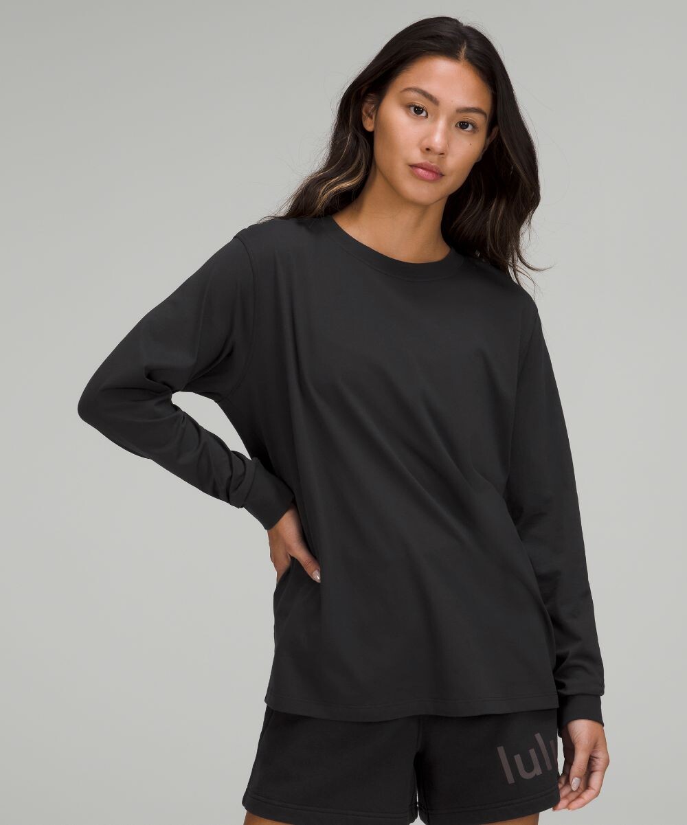 

Рубашка с длинными рукавами All Yours Lululemon, черный