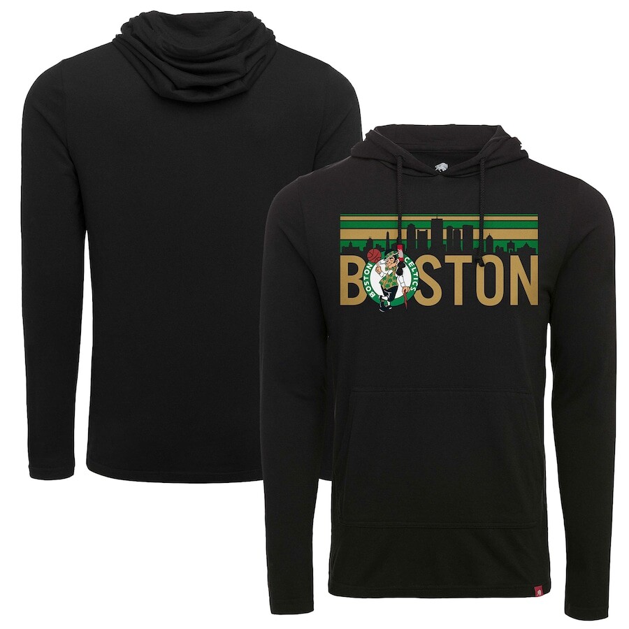 

Пуловер с капюшоном Sportiqe Boston Celtics, черный