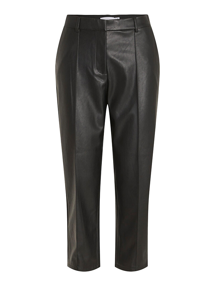 

Брюки Vila Kunstlederhose Vidagmar, черный