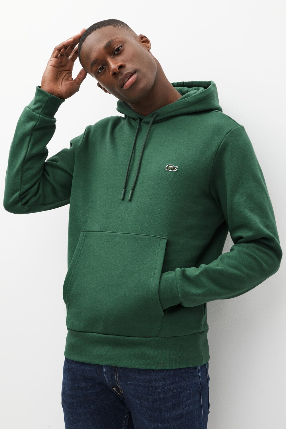 

Толстовка с капюшоном Lacoste, зеленый