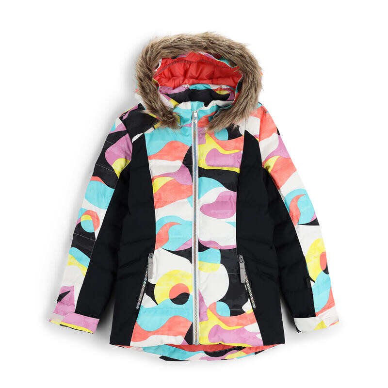 

Пуховик 10К для лыжниц для девочек - ZADIE SYNTHETIC DOWN JKT SPYDER, цвет weiss