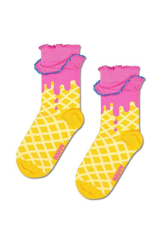 

Детские носки с мороженым Happy Socks, розовый
