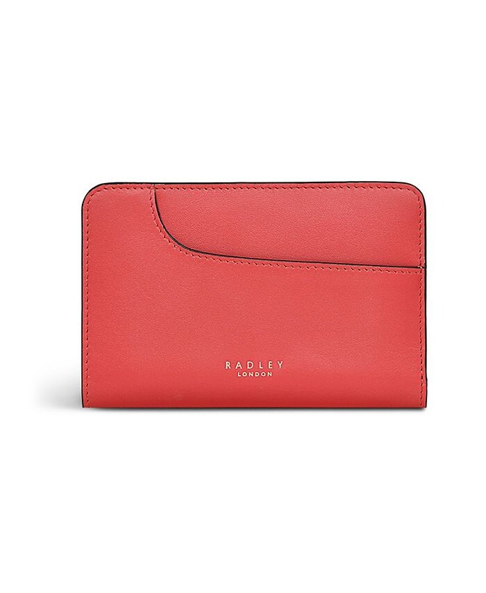 

Кожаный мини-кошелек двойного сложения Pockets 2.0 Radley London, красный