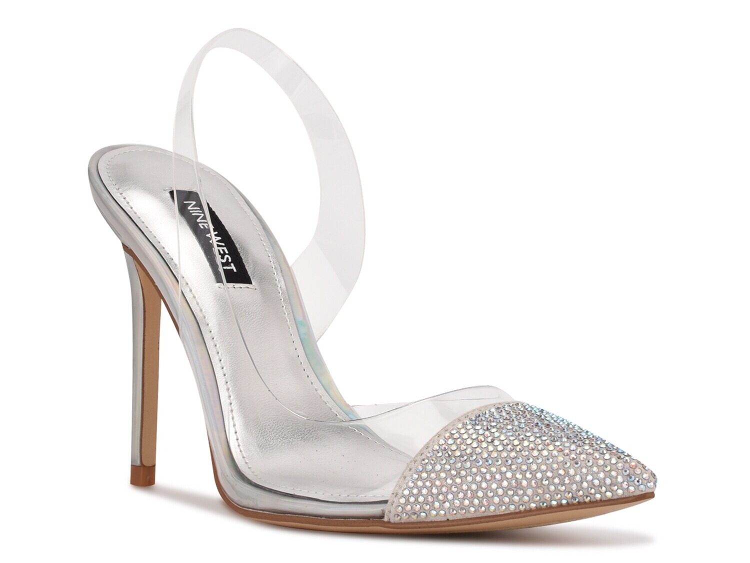 

Насос Nine West Francin, серебряный металлик