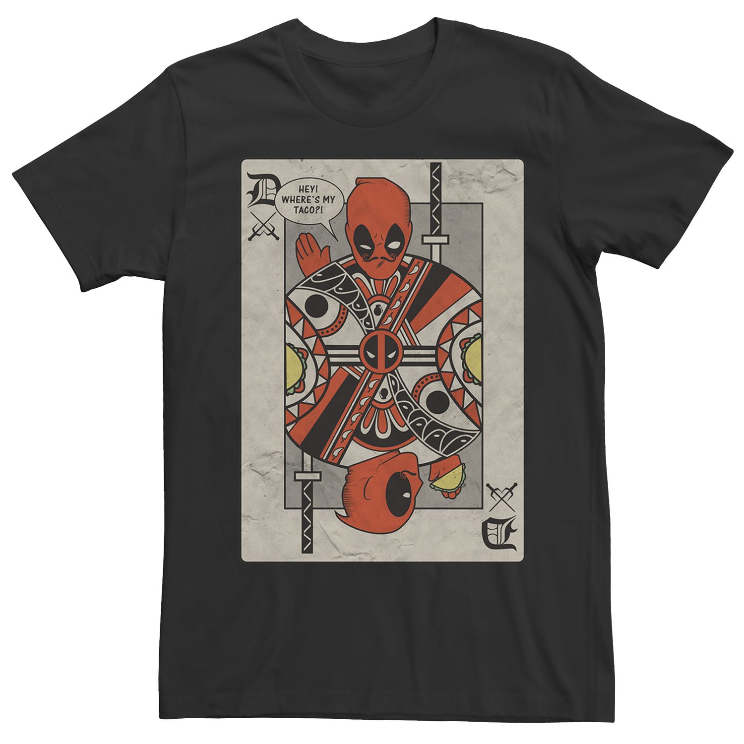 цена Мужская футболка с игральными картами Deadpool Licensed Character