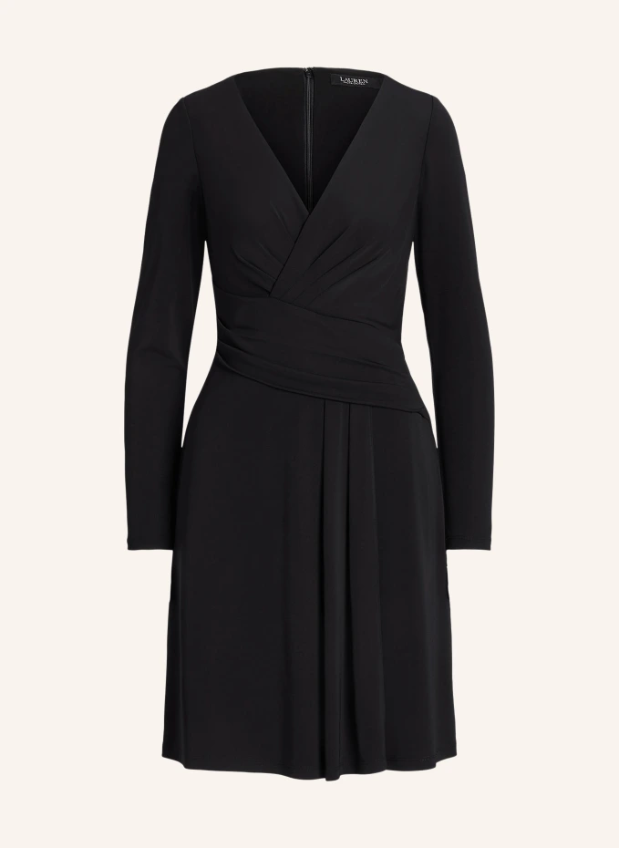 Платье из джерси Lauren Ralph Lauren, черный платье из джерси belina one shoulder evening dress lauren ralph lauren woman черный