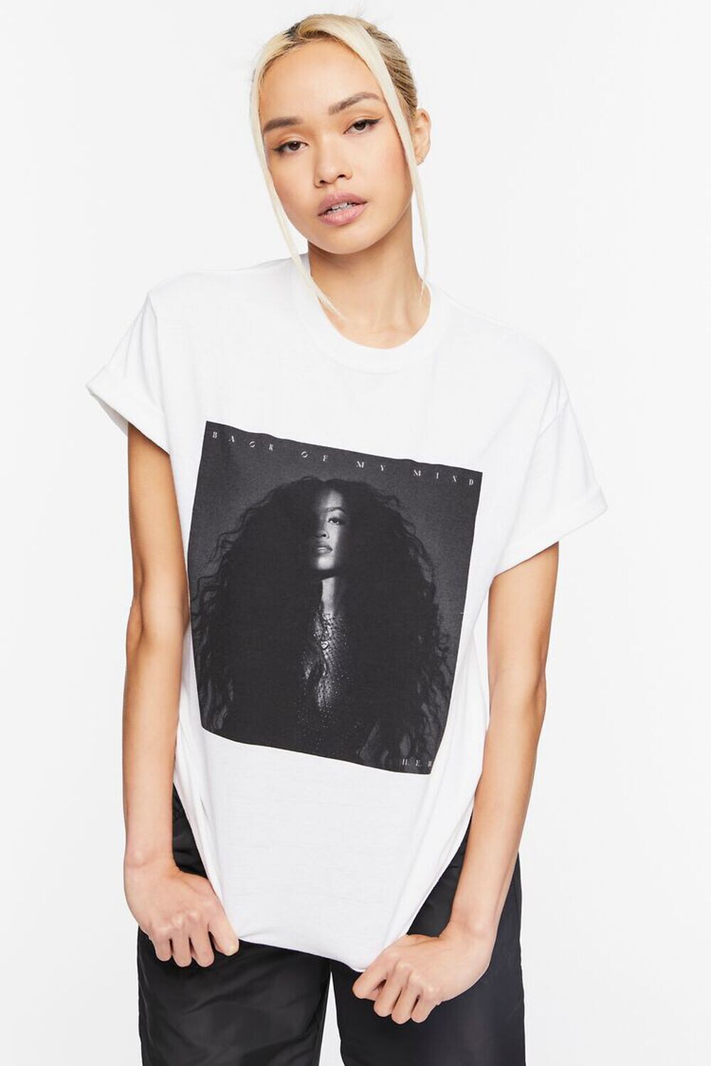 

Футболка HER с рисунком Forever 21, белый