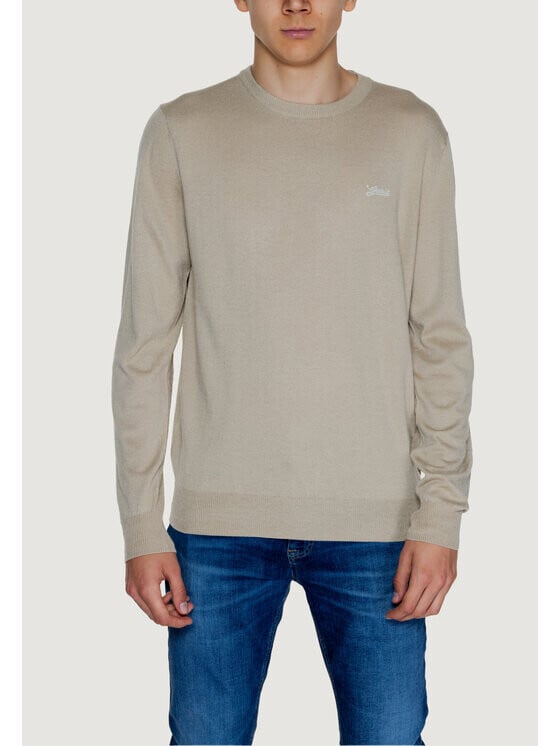 

Свитер basic fit Guess, бежевый