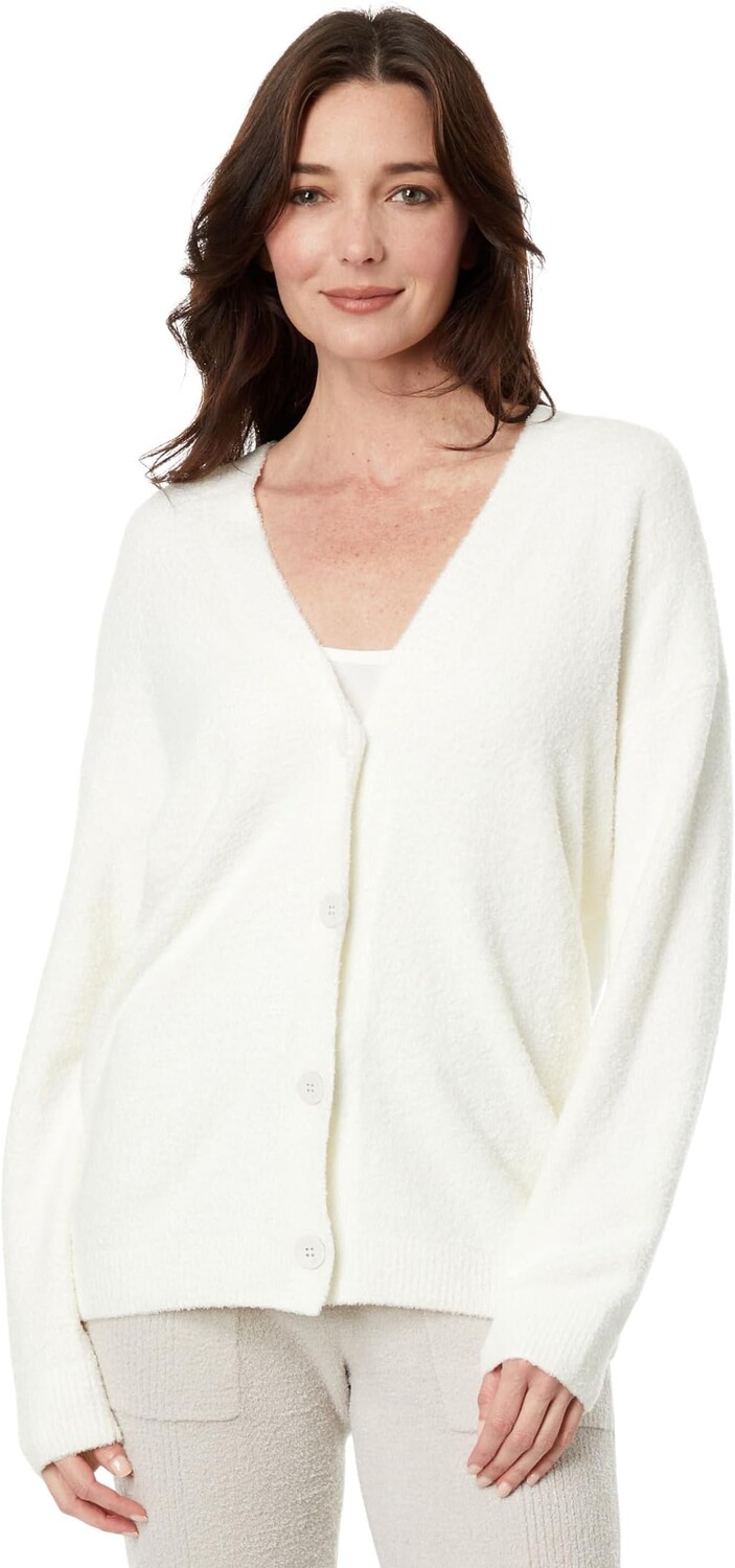 

Свитер CozyChic Lite Cable Button Cardi Barefoot Dreams, цвет Pearl