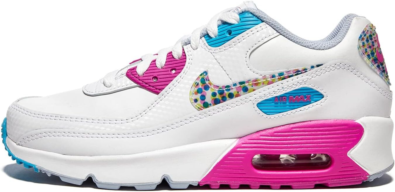 

Кроссовки Air Max 90 LTR SE Nike, цвет White/Multicolor/Active Fuchsia