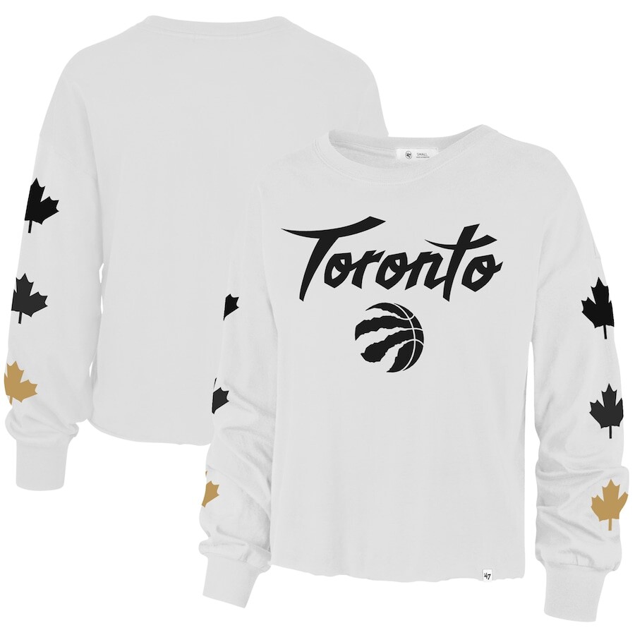 

Футболка с длинным рукавом 47 Toronto Raptors, белый