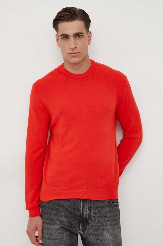 

Шерстяной свитер United Colors of Benetton, красный