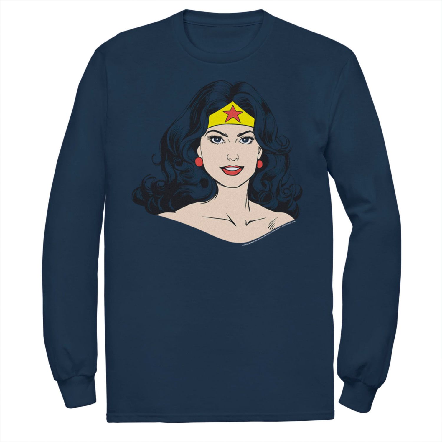 цена Мужская футболка DC Comics Wonder Woman с большим лицом и портретом