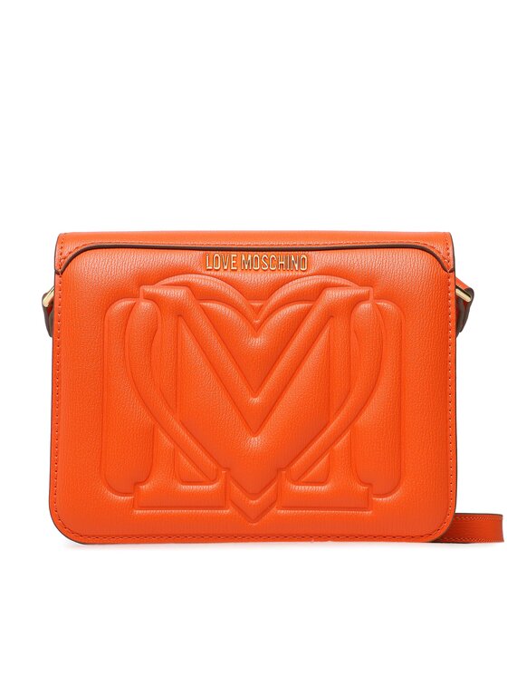 Кошелек Love Moschino, оранжевый брелок под нанесение герб р р вставки 1 23 х 1 55 см в наборе 2шт