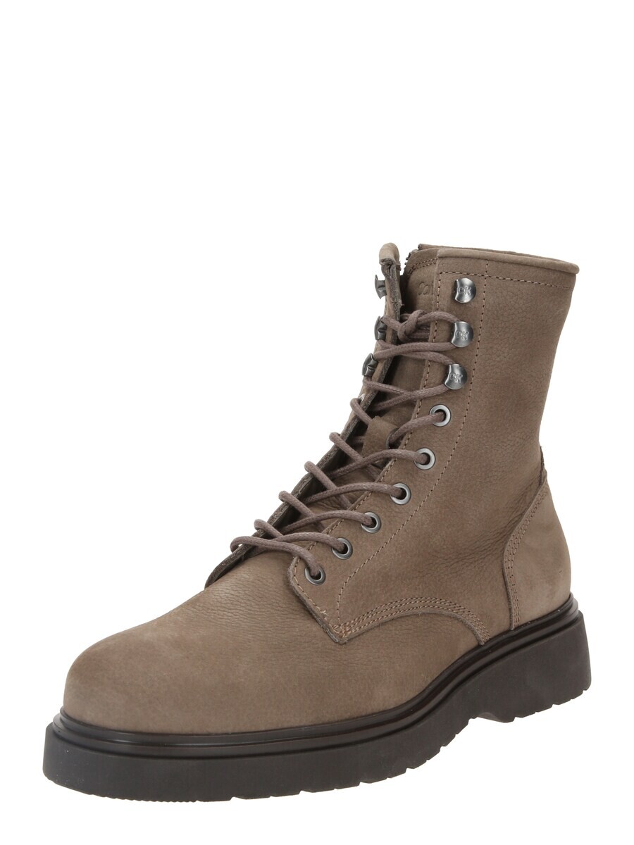 

Ботинки Calvin Klein Lace-Up Boots, темно-бежевый