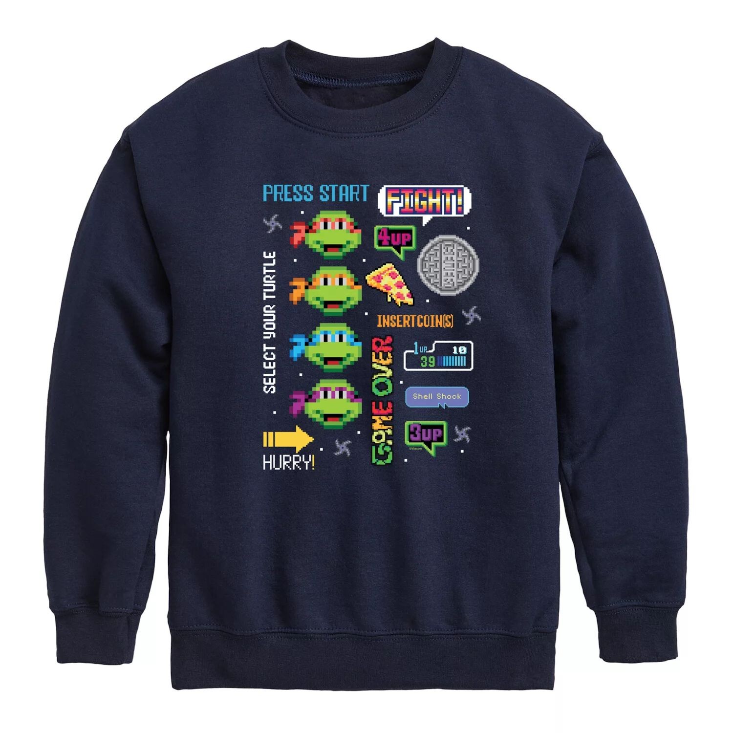 

Флисовая толстовка TMNT Gaming Cluster для мальчиков 8–20 лет Licensed Character, синий