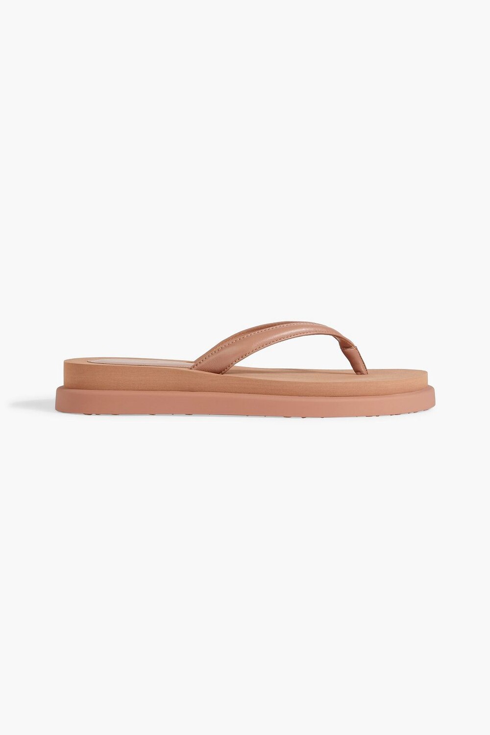 

Кожаные шлепанцы на платформе Marlin 50 GIANVITO ROSSI, песочный