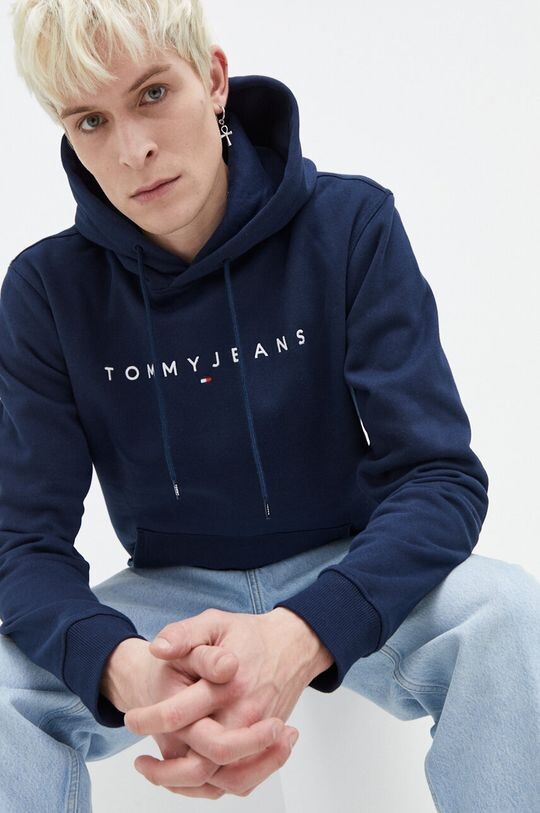 

Толстовка с капюшоном Tommy Jeans, темно-синий