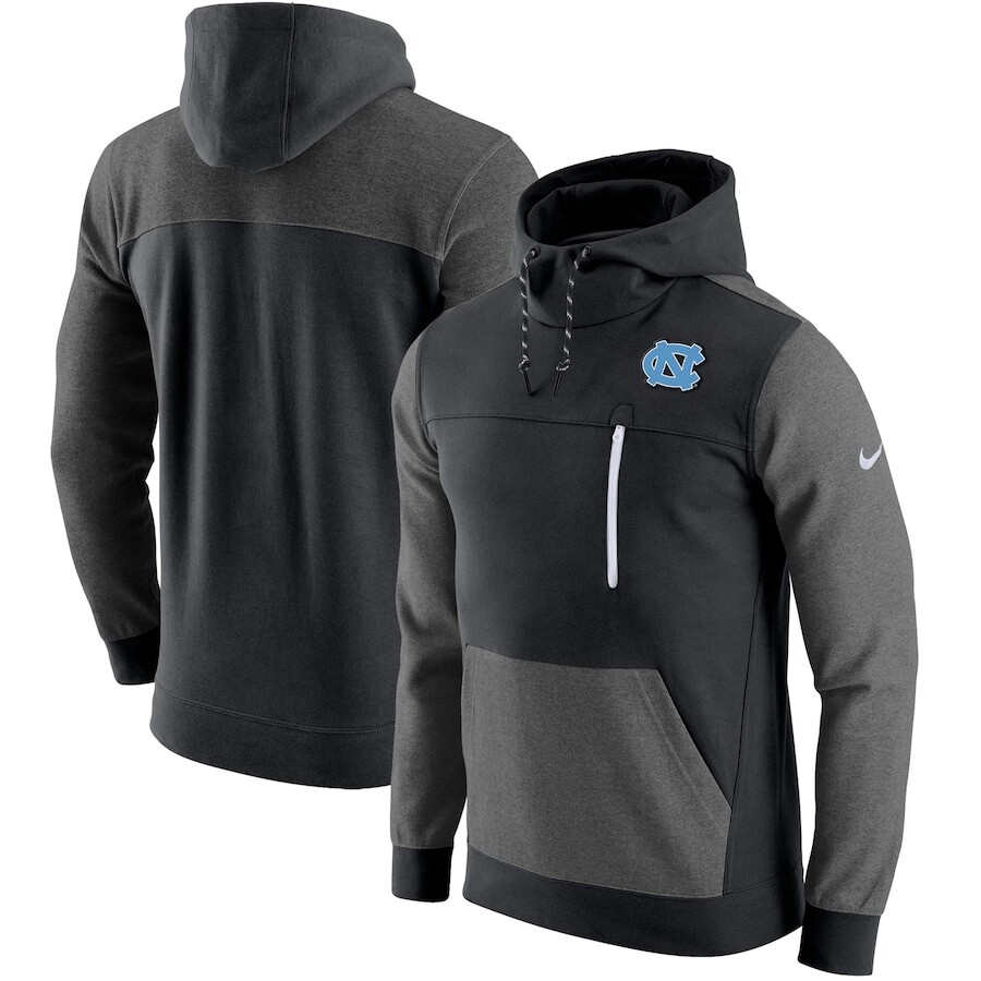 

Пуловер с капюшоном Nike North Carolina Tar Heels, черный