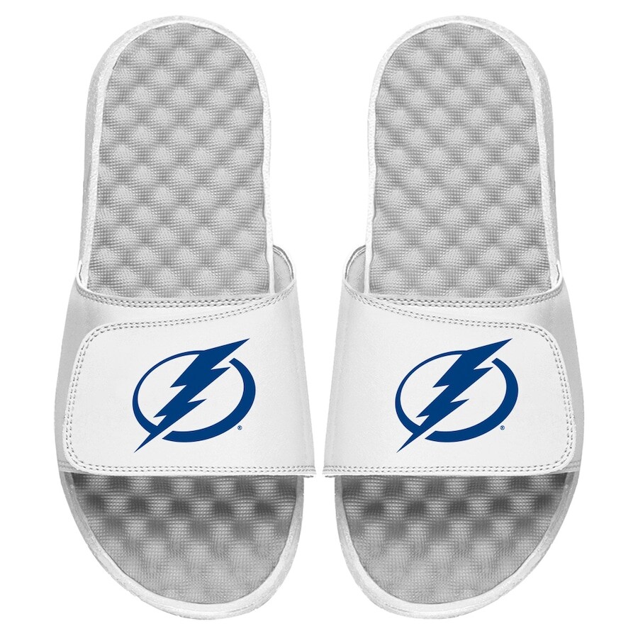 

Шлепанцы ISlide Tampa Bay Lightning, белый