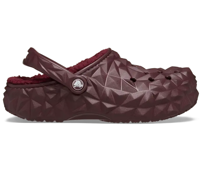 

Классические сабо с геометрическим рисунком на подкладке Crocs мужские, цвет Dark Cherry