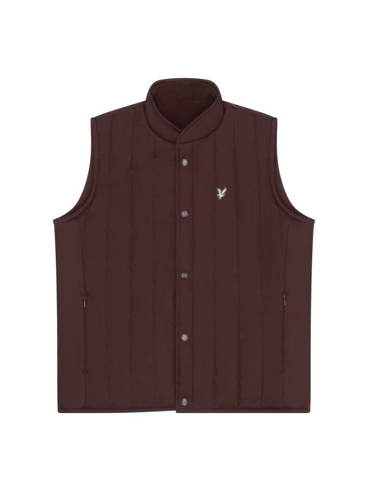 

Стеганый жилет Lyle & Scott, цвет dunkelweinrot