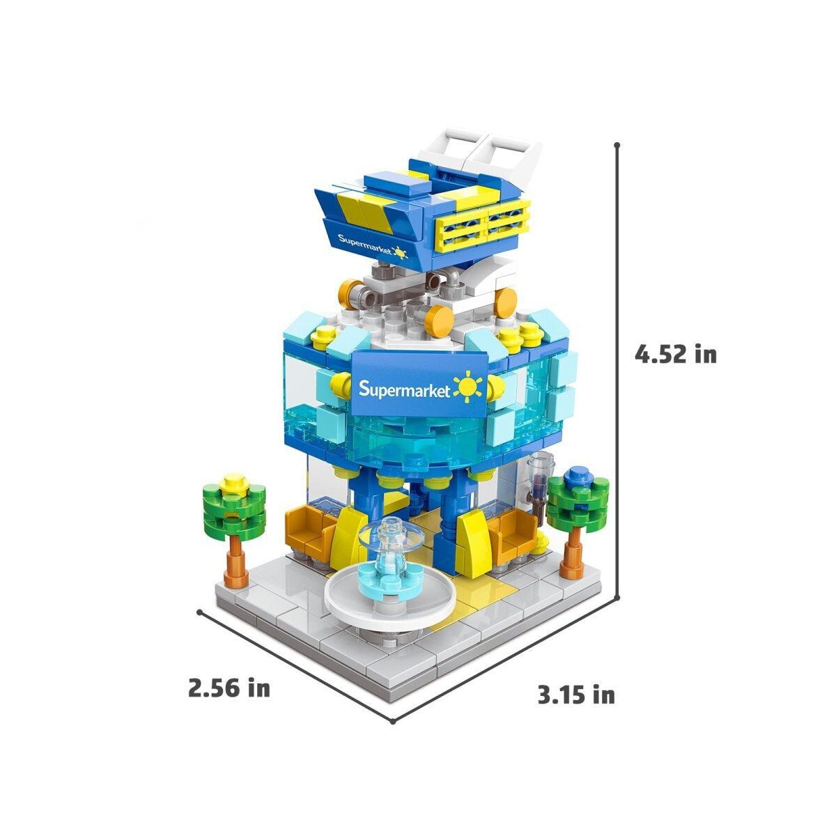 

Крошечные кубики и строительные блоки для магазинов для детей Popfun