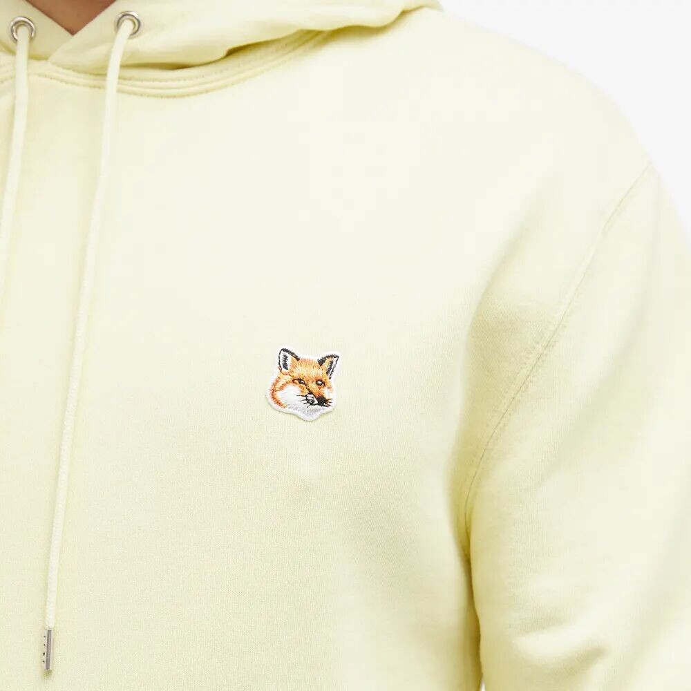 

Maison Kitsune Толстовка с нашивкой в ​​виде головы лисы, желтый