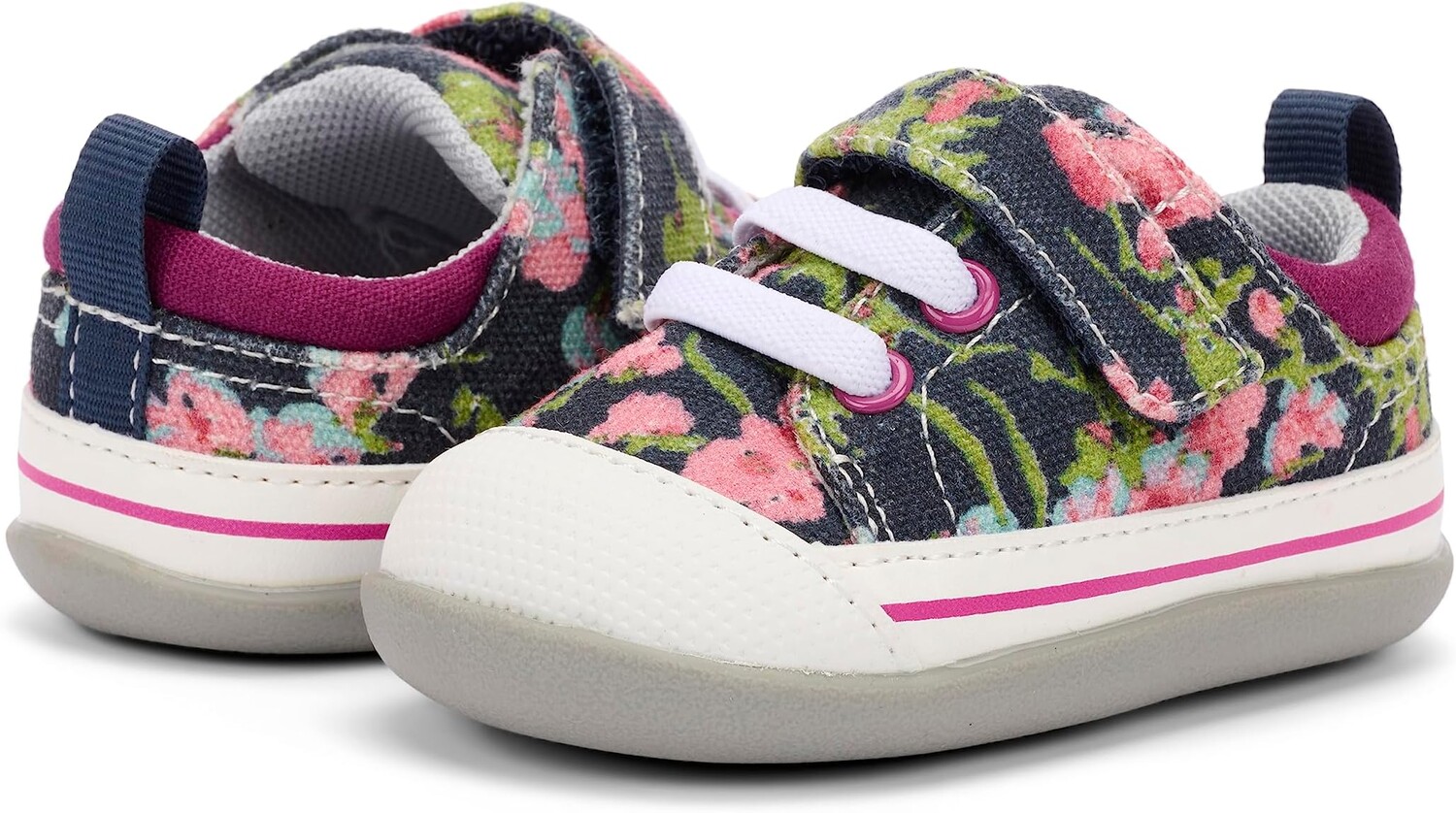 

Кроссовки Stevie II See Kai Run, цвет Navy Floral