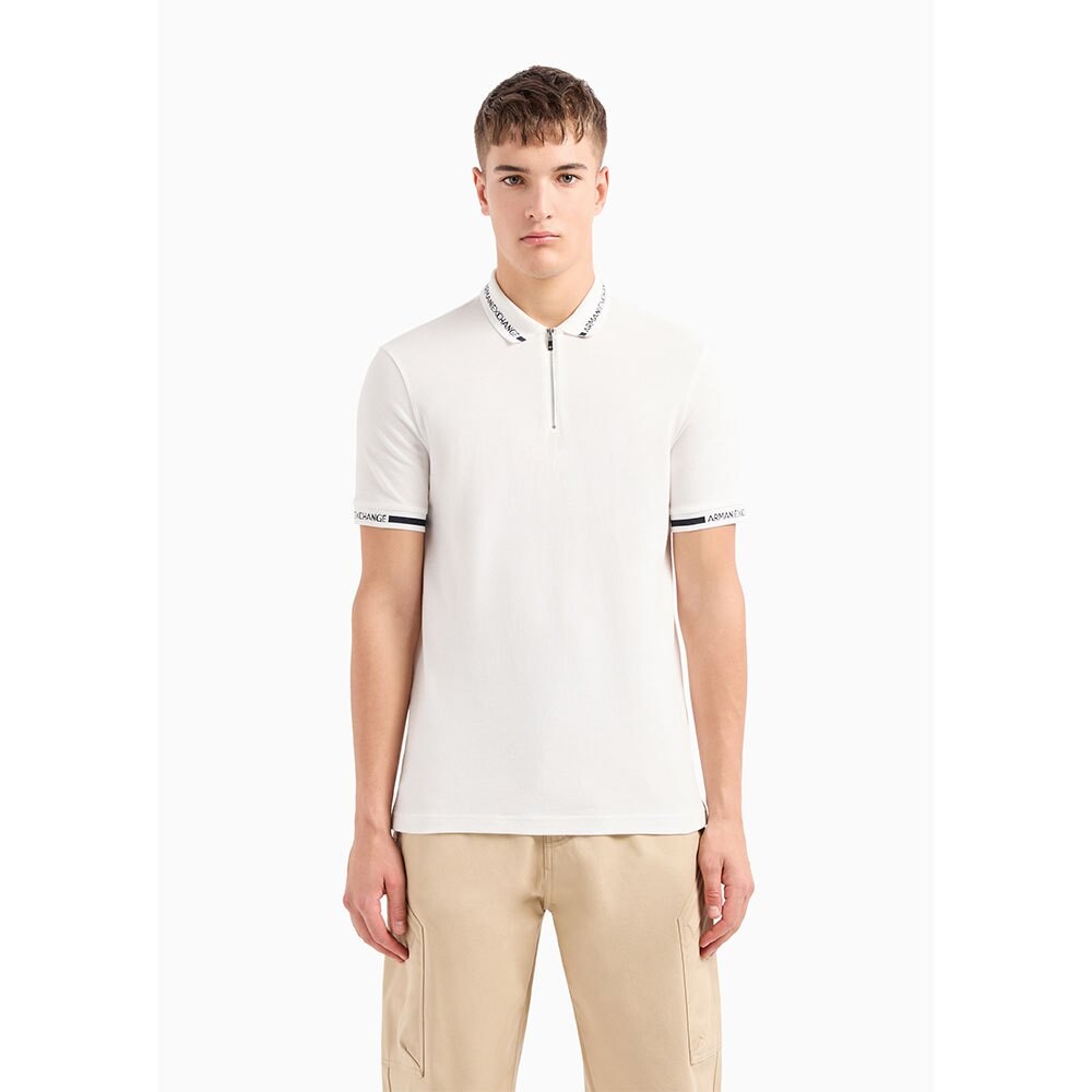 

Поло Armani Exchange 3DZFLH_ZJM5Z, белый