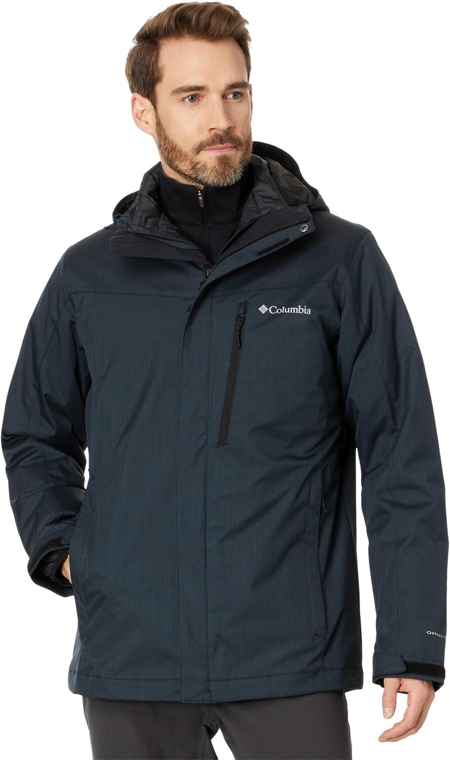 

Куртка Whirlibird IV Interchange Jacket Columbia, цвет Black Melange