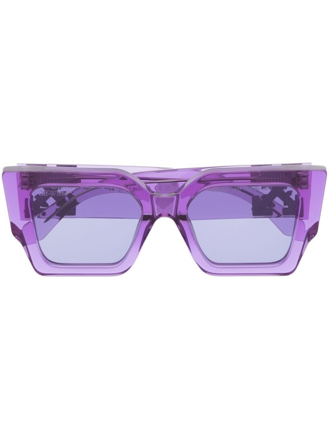 

Off-White Eyewear солнцезащитные очки Catalina в массивной оправе, фиолетовый