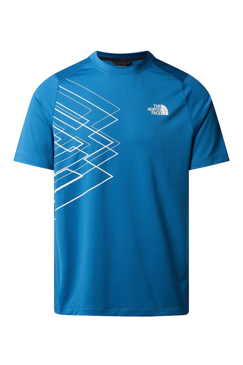 

Футболка с овальным вырезом для бега The North Face, синий