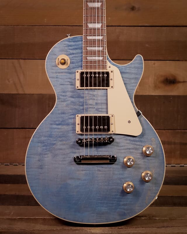 

Электрогитара Gibson Les Paul Standard 60s Figured Top, Ocean Blue