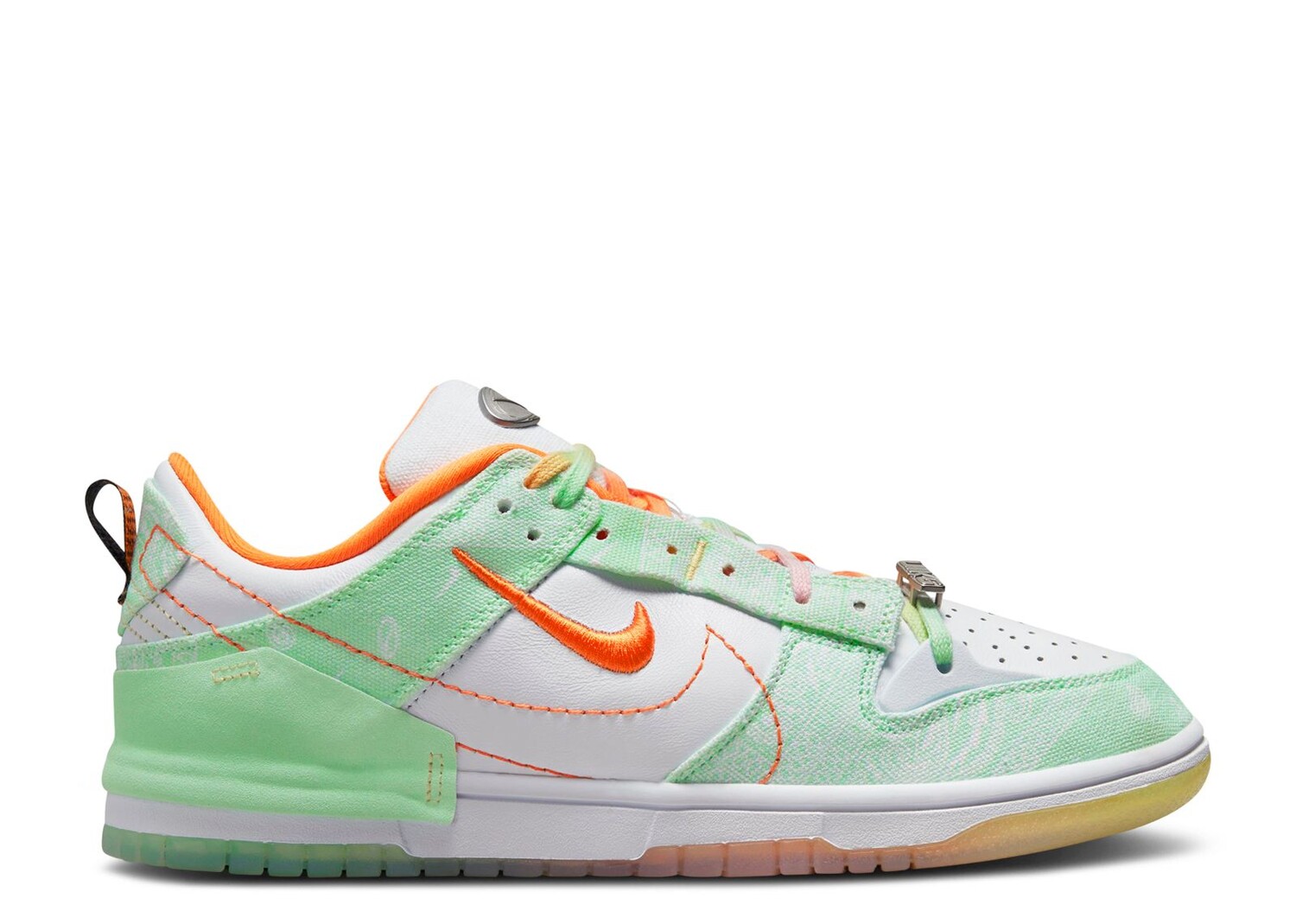 

Кроссовки Nike Wmns Dunk Low Disrupt 2 'Mint Foam Paisley', белый