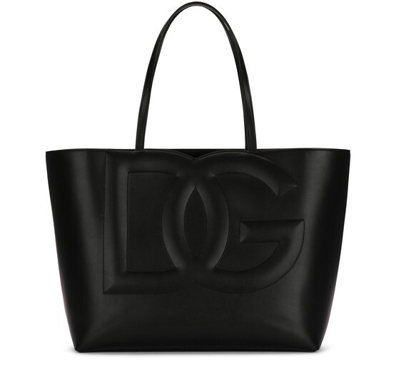 

Сумка-шопер среднего размера с логотипом DG Dolce & Gabbana, черный