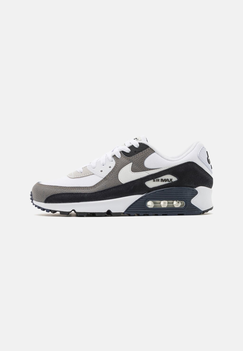 

Кроссовки Nike Air Max 90, без каблука олово / белый