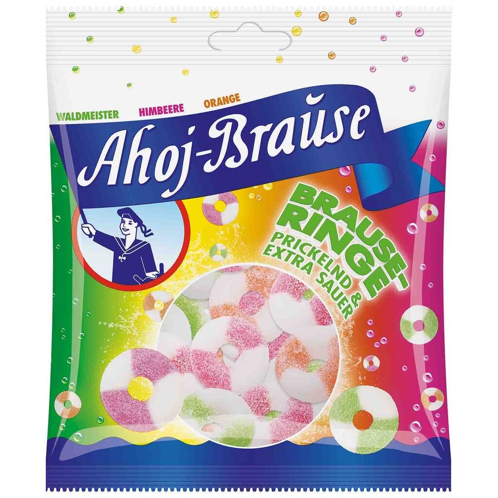 

Ahoj-Brause 150г Шипучие кольца мягкие