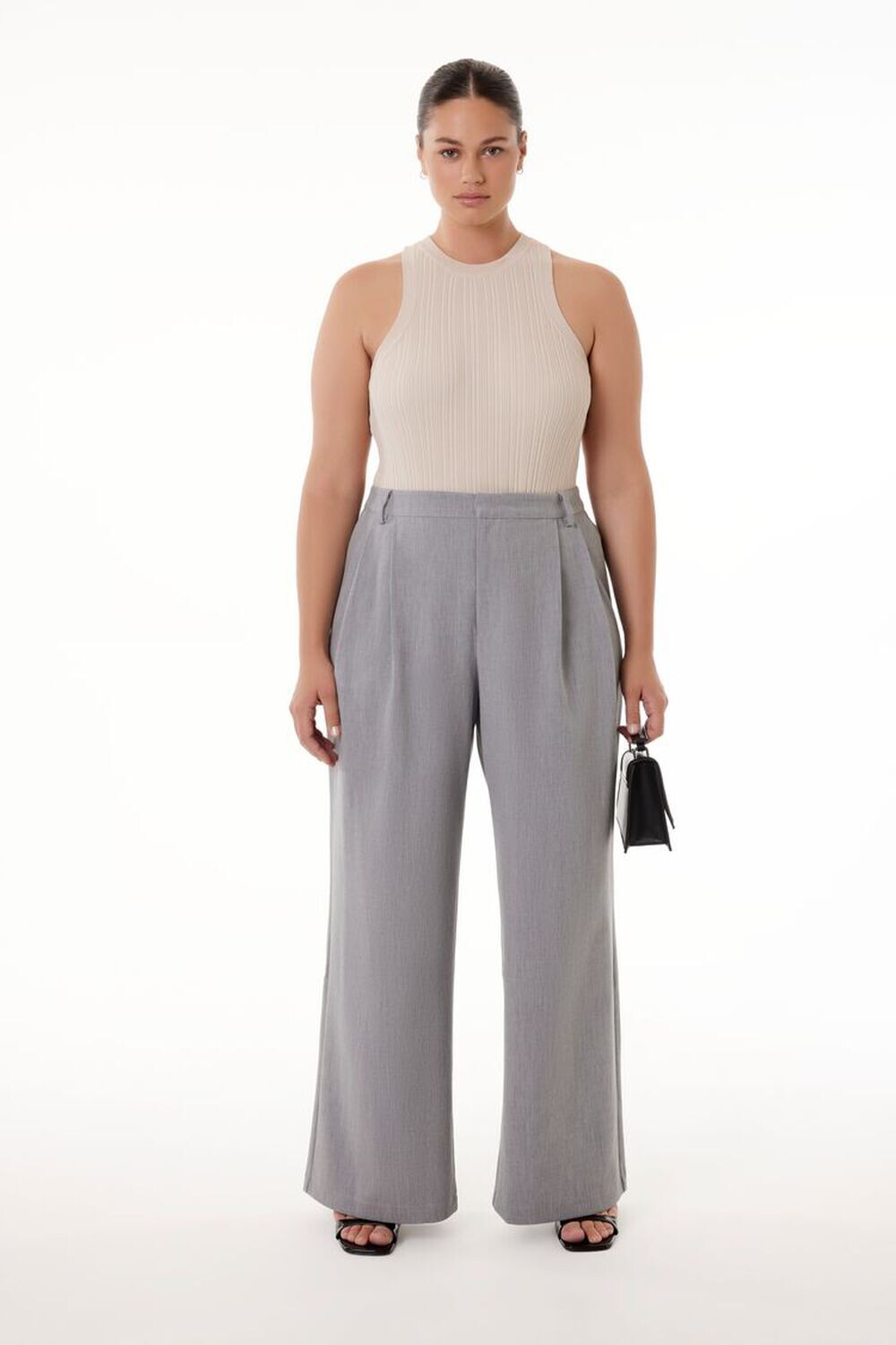 

Брюки больших размеров Barneys New York Forever 21, серый