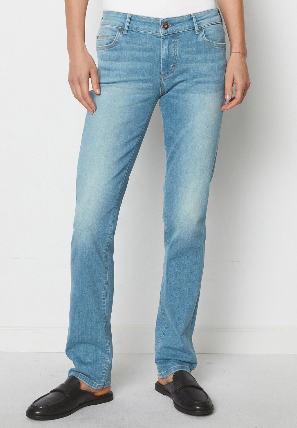 

Джинсы прямого кроя MODELL ALBY AUS LIGHT WEIGHT STRETCH Marc O'Polo, цвет light blue super stretch wash