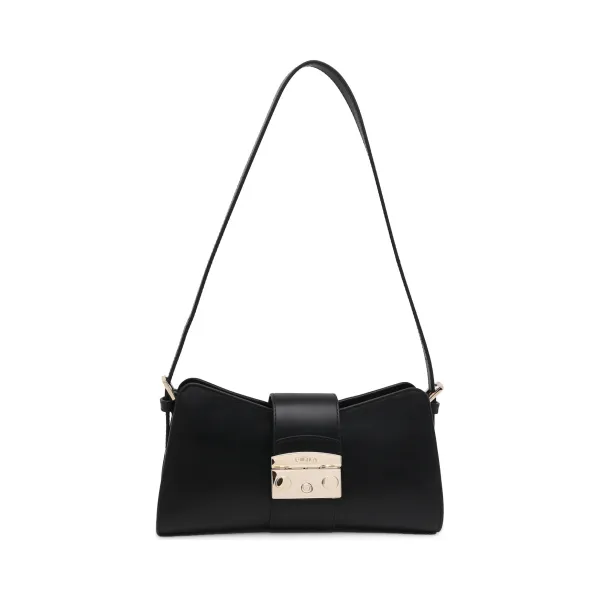 

Кожаная сумка через плечо Metropolis Furla, черный